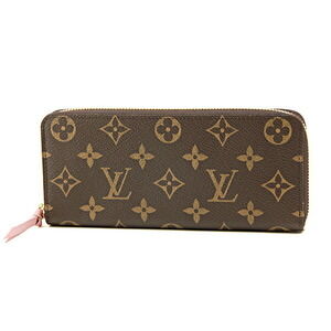 Louis Vuitton Portefeuille Wallet Clemence Long Round Zipper Brown